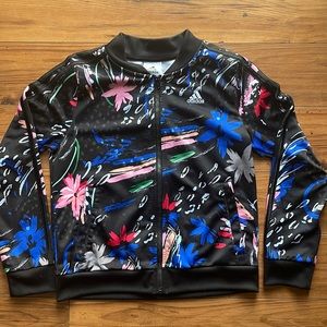 Girls Adidas track jacket sz 14